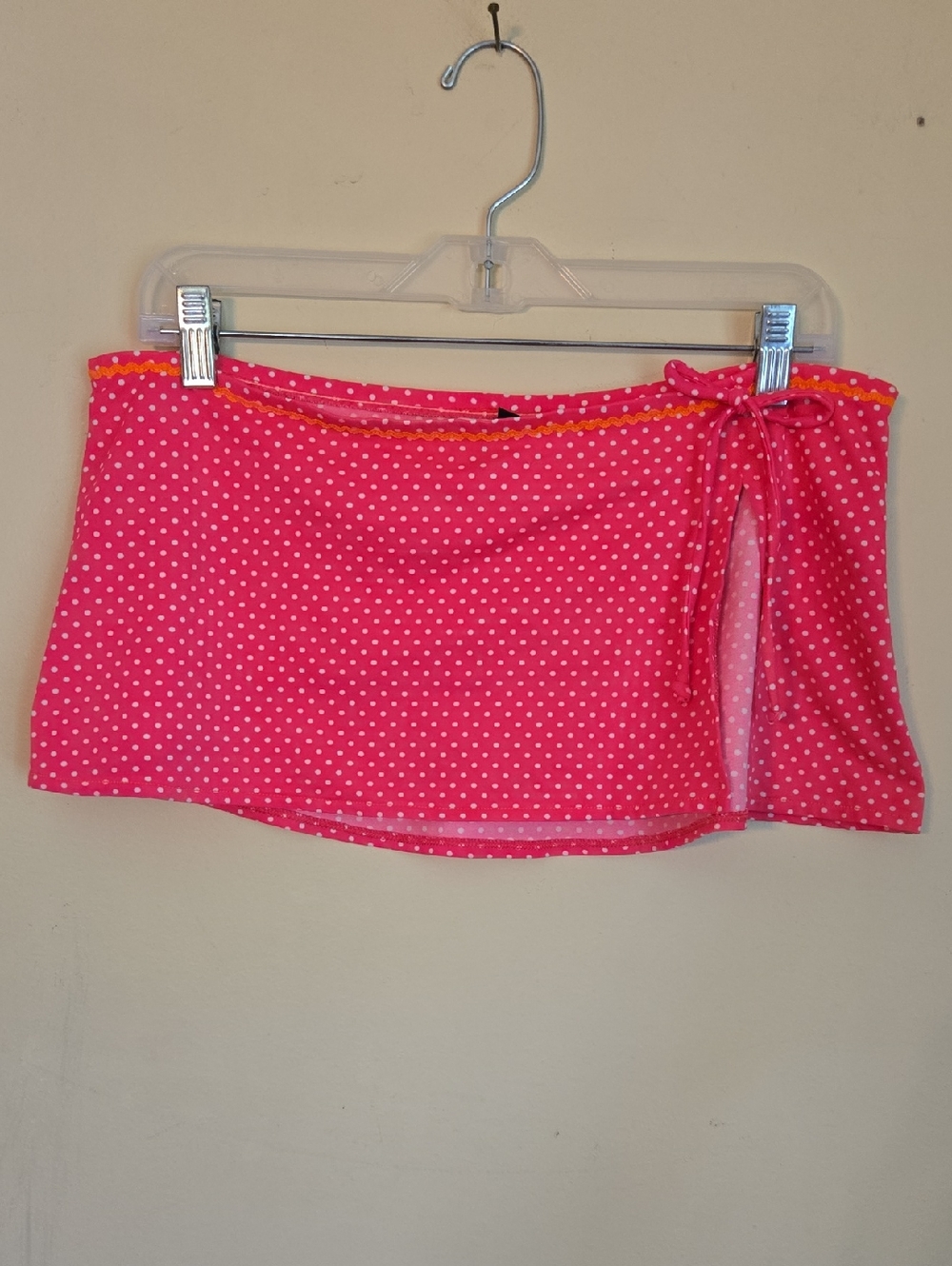 Radio Fiji By Raisins Y2K Pink Polka Dot Swim Skirt